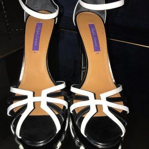 NWOT Ralph Lauren Purple strappy sandals - 7.5M